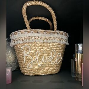 Bridal beach bag
